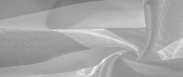 Текстура, фон, рисунок, шелковое серое и белое блинное дыхание . — стоковое фото