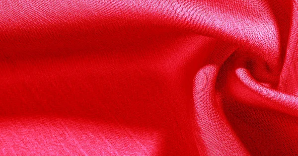 Fondo patrón textura fondo de pantalla, tela de seda rosa carmesí . —  Fotos de Stock