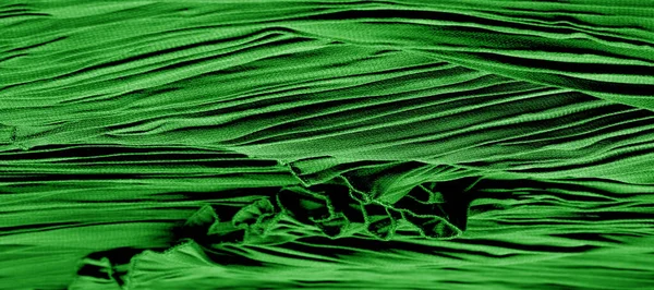Textura, pozadí, vzorek, tkaniny se plesovaly zeleně. Toto je — Stock fotografie