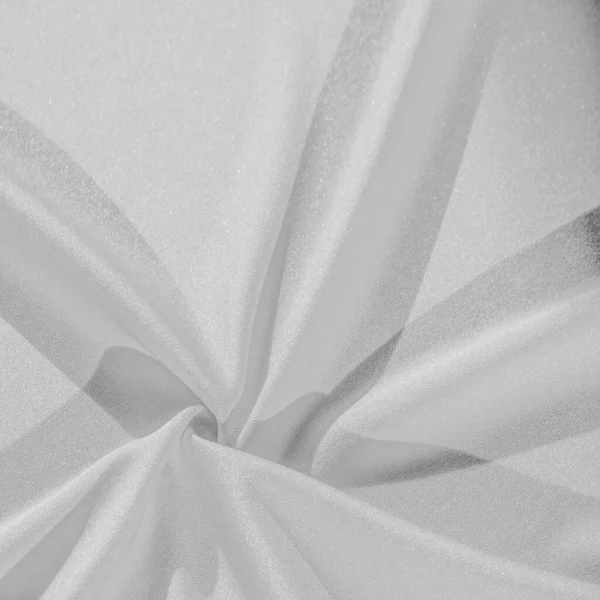Tekstur, bakgrunn, silkestoff, hvit, kvinnelig sjal; Design-fri – stockfoto