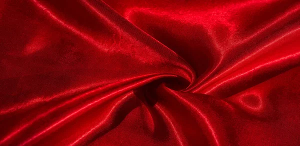 Textur, bakgrund, mönster, sidentyg av röd färg. Detta ADO — Stockfoto