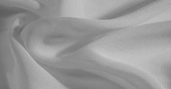 Sfondo, modello, texture, carta da parati, tessuto di seta bianca ha un — Foto Stock