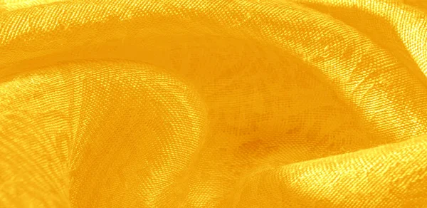 Texture fond motif tissu ornement floral jaune. Ce c — Photo