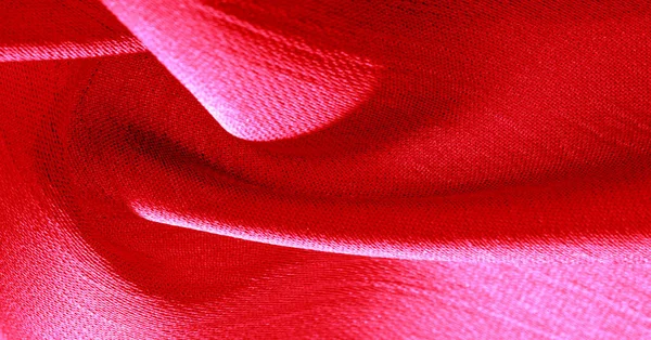 Фон текстури візерунка шпалери, малинова рожева шовкова тканина . — стокове фото