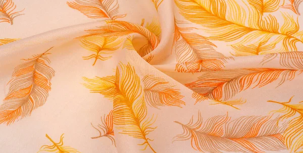Texture background, women\'s shawl. Pure silk scarf - Hand-painte