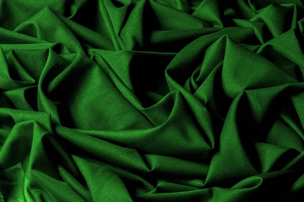 Texturerat, bakgrund, mönster, grönt tyg. Alpin klädsel V — Stockfoto