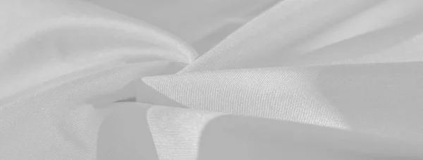 Texture, background, pattern, silk fabric of white color, solid