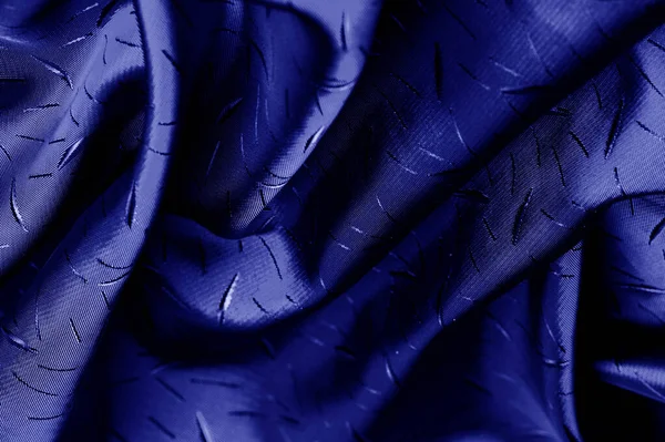 textured, background, drawing, blue silk fabric. The medium-dens