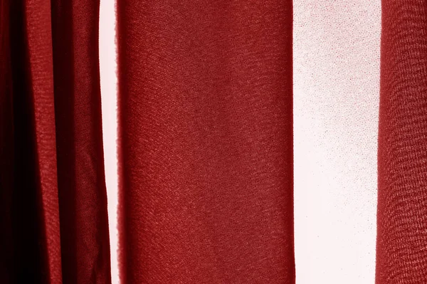 Texture, sfondo, modello, panno rosso. Elegante maglia materi — Foto Stock