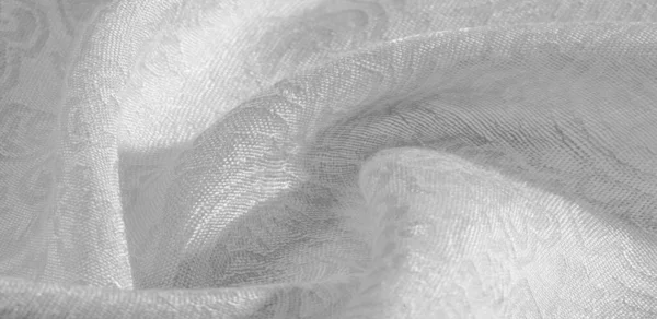 Textura fondo patrón tela floral ornamento blanco. Este co —  Fotos de Stock