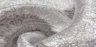 Doku arka planı, desen. beyaz brokar kumaş. Organze broca