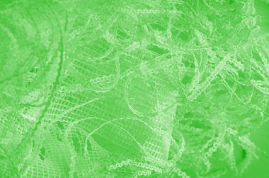 Doku, arka plan, desen. yeşil tül. Daha ağır w ile ince