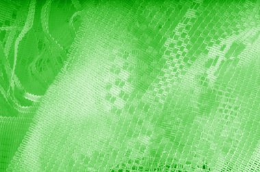 Doku, arka plan, desen. yeşil tül. Daha ağır w ile ince
