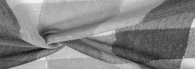 Doku, arka plan, ipek eşarp kadınsı siyah ve beyaz bir 