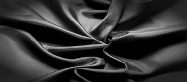 doku, arka plan, desen. Siyah ipek kumaş. Bu siyah ve