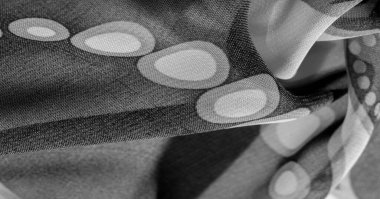 doku, arka plan, desen, duvar kağıdı. Siyah beyaz ipek kumaş