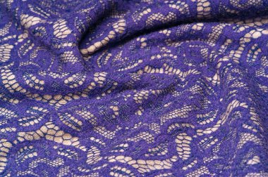 Arka plan dokusu. Şablon. Dantel kaplı sıcak yün kumaş