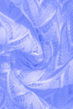 Doku, arka plan, desen, ipek kumaş mavi, katmanlı dantel tul