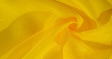 Doku arka plan deseni, sarı kumaş ipek. Krep sain o