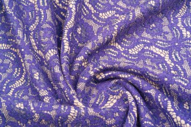 Arka plan dokusu. Şablon. Dantel kaplı sıcak yün kumaş