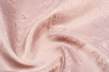 Doku, arka plan, desen. Bir desen o ile kumaş ipek bej