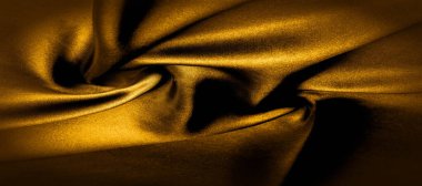 doku, arka plan, desen. altın sarısı ipek kumaş panorami