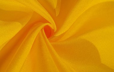 Doku arka plan deseni, sarı kumaş ipek. Krep sain o