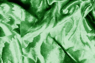 velor yeşil kumaş Kadife desen bir sünnetsiz altından oyulmuş