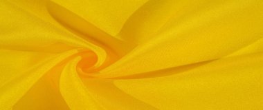 Doku arka plan deseni, sarı kumaş ipek. Krep sain o