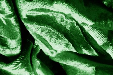 velor yeşil kumaş Kadife desen bir sünnetsiz altından oyulmuş