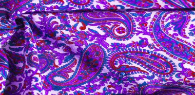 Arka plan dokusu, desen, paisley kumaş pamuk. Tarafından tasarlanmıştır