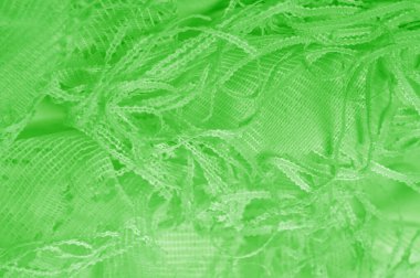 Doku, arka plan, desen. yeşil tül. Daha ağır w ile ince