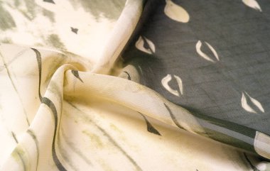 Arka plan dokusu. Kadın zeytin renkli eşarp Fotoğraf için 