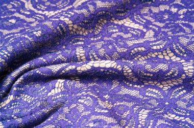 Arka plan dokusu. Şablon. Dantel kaplı sıcak yün kumaş