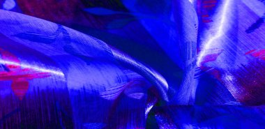 doku, arka plan. Metalik ipek kumaş. Ele eklemek için ideal