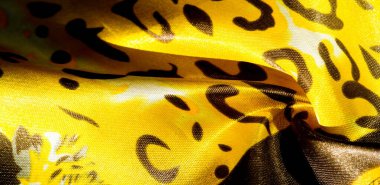 doku, desen, arka plan. leopar ipek kumaş. Ekran printi