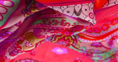 Doku, arka plan, paisley ipek kumaş, Hint temalar süslü t