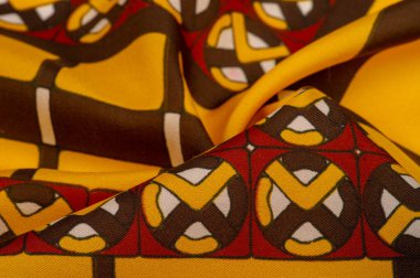 Arka plan dokusu. ipek parlak kumaş Mozaik geometrik şekiller C