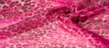 Arka plan dokusu. leopar ipek parlak kumaş afrika temaları