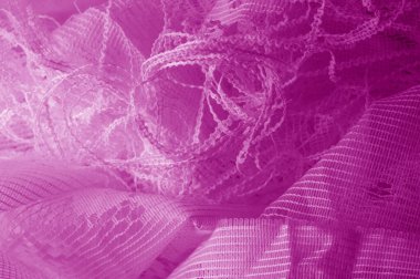 Doku arka plan, kırmızı tül bu eğlenceli yan gösterelim