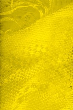 Doku, arka plan, desen. sarı tül. Basit bir tasarıma sahip