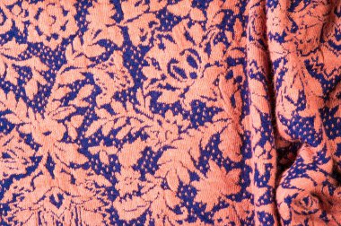 Dokulu, arka plan, desen, Kumaş yün, mavi bir arka plan üzerinde