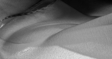 doku, arka plan, desen, gri siyah İpek Kumaş Bu çok l