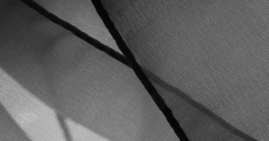 doku, arka plan, desen, gri siyah İpek Kumaş Bu çok l