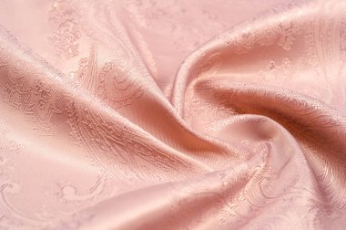 Doku, arka plan, desen. Bir desen o ile kumaş ipek bej