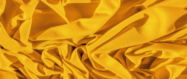 Doku, arka plan, ipek kumaş, sarı kadın mendili; D