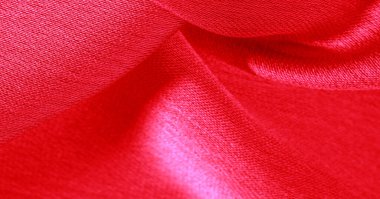 Arka plan desen doku duvar kağıdı, kırmızı pembe ipek kumaş. 