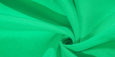 Doku, yeşil renk ipek kumaş, düz açık yeşil ipek sati