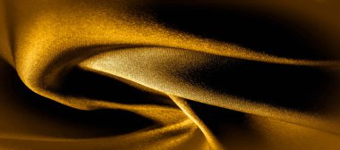 doku, arka plan, desen. altın sarısı ipek kumaş panorami