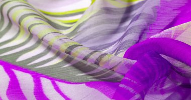 doku arka plan deseni. Renkli dantel ile ipek kumaş. Yello